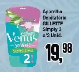 Redeconomia Aparelho depilatório gillette simply 3 oferta