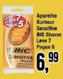 Redeconomia Aparelho Barbear Sensitive BIC Shaver oferta
