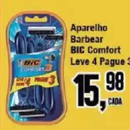 Redeconomia Aparelho Barbear BIC Comfort oferta