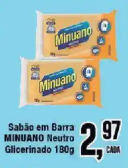 Redeconomia Sabão em Barra Minuano Neutro Glicerinado oferta