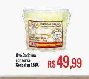 Ovo Codorna Conserva Corbalan