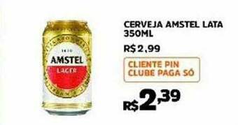 Pinheiro Supermercado Cerveja Amstel Lata oferta