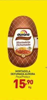 Rede Bom Lugar Mortadela Defumada Aurora oferta