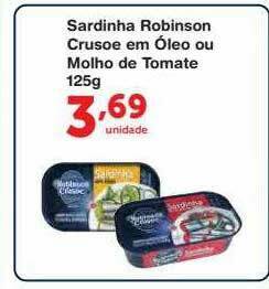 Roldão Sardinha Robinson Crusoe Em óleo Ou Molho De Tomate oferta