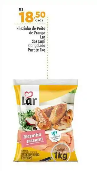 Supper Rissul Filezinho De Peito De Frango Lar Sassami Congelado oferta