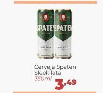Super Nicolini Cerveja Spaten Sleek Lata oferta