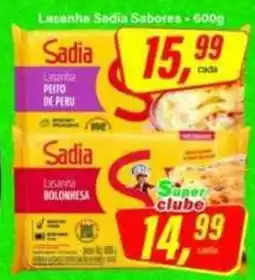 Rede Supermarket Lasanha sadia sabores oferta