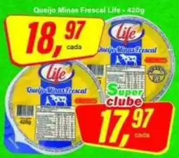 Rede Supermarket Queijo minas frescal life oferta