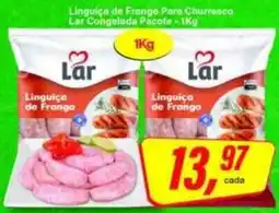 Rede Supermarket Linguiça de Frango oferta