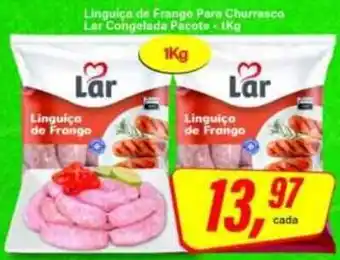 Rede Supermarket Linguiça de Frango oferta