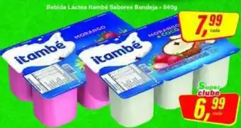 Rede Supermarket Bebida Láctea Itambé Sabores Bandeja oferta