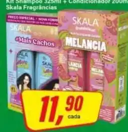 Rede Supermarket Kit Shampoo + Condicionador Skala Fragrâncias oferta