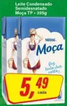 Rede Supermarket Leite Condensado Semidesnatado Moça TP oferta