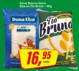 Rede Supermarket Arroz branco dona elza ou tio bruno oferta