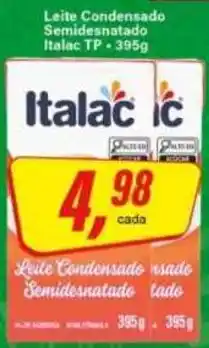 Rede Supermarket Leite Condensado Semidesnatado Italac oferta