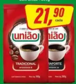 Rede Supermarket Café em pó união tradicional oferta