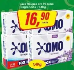 Rede Supermarket Lava Roupas em Pó Omo Fragrâncias oferta