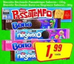 Rede Supermarket Biscoito Recheado Passatempos Sabores oferta
