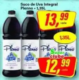 Rede Supermarket Suco de Uva Integral Plenno oferta