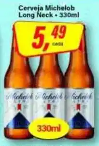 Rede Supermarket Cerveja michelob long neck oferta