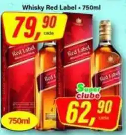 Rede Supermarket Whisky red label oferta