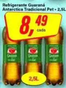 Rede Supermarket Refrigerante Guaraná Antarctica Tradicional Pet oferta