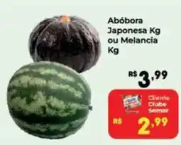 Semar Supermercado Abóbora Japonesa Kg ou Melancia Kg oferta
