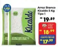 Semar Supermercado Arroz Branco Kicaldo Tipo 1 oferta