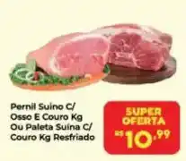 Semar Supermercado Pernil Suino C/ Osso E Couro Kg Ou Paleta Suína C/ Couro Kg Resfriado oferta