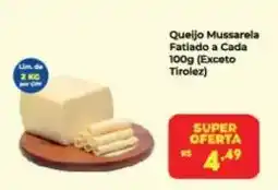 Semar Supermercado Queijo Mussarela Fatiado a Cada oferta