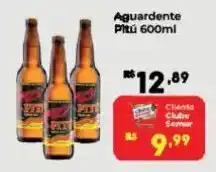 Semar Supermercado Aguardente Pitú 600ml oferta