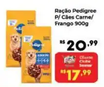 Semar Supermercado Ração Pedigree P/ Cães Carne/ Frango oferta