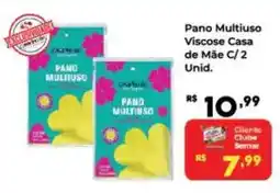 Semar Supermercado Pano multiuso viscose casa de mãe c/2 unid. oferta