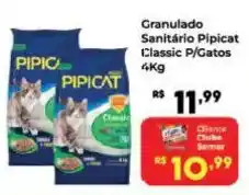 Semar Supermercado Granulado Sanitário Pipicat Classic P/Gatos oferta