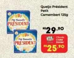 Semar Supermercado Queijo Président Petit Camembert oferta
