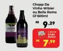Semar Supermercado Chopp De Vinho Wibier ou Bella Roma oferta