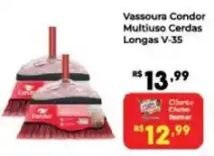 Semar Supermercado Vassoura Condor Multiuso Cerdas Longas V-35 oferta