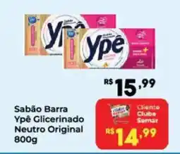 Semar Supermercado Sabão Barra Ypê Glicerinado Neutro Original oferta