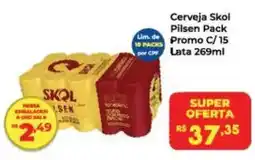 Semar Supermercado Cerveja Skol Pilsen Pack oferta