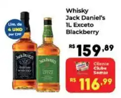 Semar Supermercado Whisky Jack Daniel's 1L Exceto Blackberry oferta