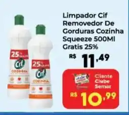 Semar Supermercado Limpador Cif Removedor De Gorduras Cozinha oferta