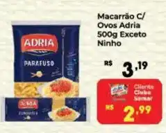 Semar Supermercado Macarrão c/ Ovos Adria oferta