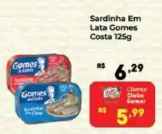 Semar Supermercado Sardinha em lata gomes oferta