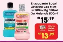 Semar Supermercado Enxaguante Bucal Listerine Coo Mint Ou Melancia oferta