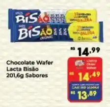 Semar Supermercado Chocolate Wafer Lacta Bisão oferta