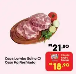 Semar Supermercado Copa Lomba Suíno C/ Osso Kg Resfriado oferta
