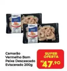 Semar Supermercado Camarão Vermelho Bom Peixe Descascado Eviscerado oferta