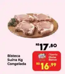 Semar Supermercado Bisteca Suína Kg Congelada oferta
