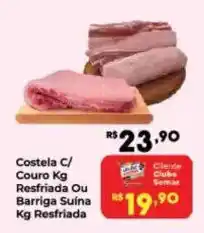 Semar Supermercado Costela C/ Couro Kg Resfriada Ou Barriga Sulina Kg Resfriada oferta