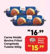 Semar Supermercado Carne Moida Bovina Friboi Congelada Tubete oferta